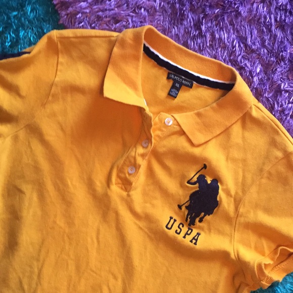 Yellow and navy Polo shirt - Picture 2 of 7